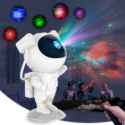 UMA Galaxy night light astronaut space star projector nebula 360 adjustable head Table Lamp