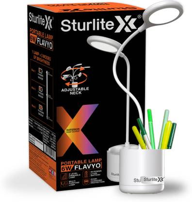 Sturlite Flavyo 6W Rechargeable LED|(3 in 1) Color Light Table Lamp