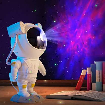 Shinify Galaxy Astronaut Space Star Projector Light Nebula 360? Adjustable Head Night Lamp