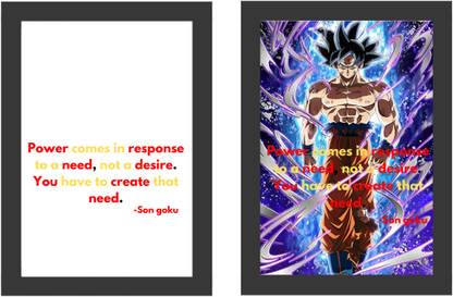 FunBits Power comes in response to a need, - goku motivational photo frame, lightbox Table Lamp