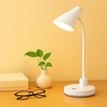 FIRSTLIKE Modern Study Lamp/Table Lamp/Desk Lamp High Range Rechargeable Led Eye-Caring Study Lamp