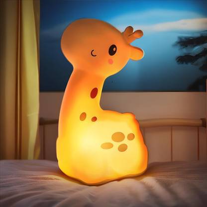 Aloof Night Light for Kids, Cute Silicone Nursery Giraffe Lamp for Baby and Toddler Table Lamp
