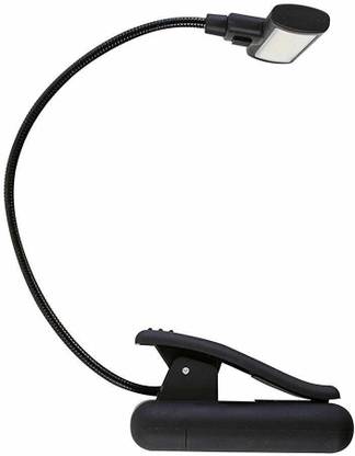 StayWay Adjustable Book Reading Lamp Flexible Arm Lightweight Night Reading COB Clip Light Study Lamp