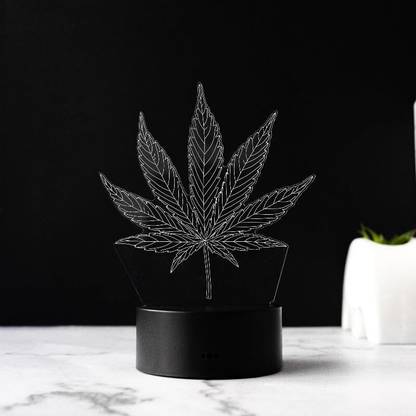 The June shop 420 Leaf 3D Light Table Lamp