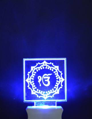 Gojeeva The Ek Onkar 3D illusion Night Lamp is Extremely cool Night Lamp