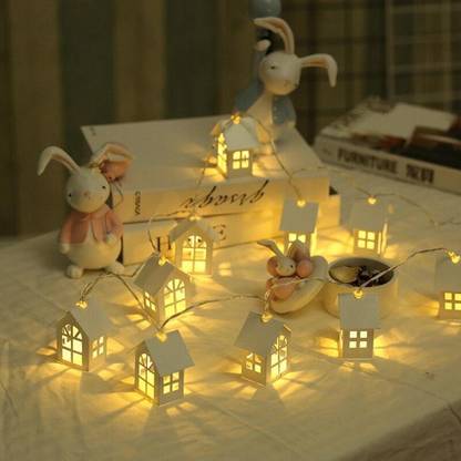 HAWK DREAM Led Decoration Light Small House Light String Led 10 Led House Night Lamp
