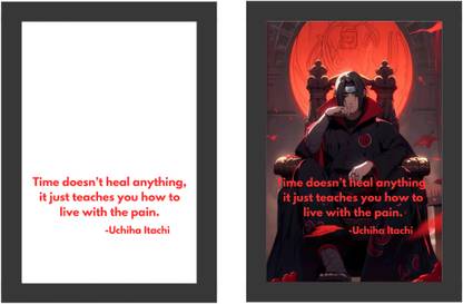 FunBits Time doesn’t heal anything, - itachi motivational photo frame, lightbox Table Lamp