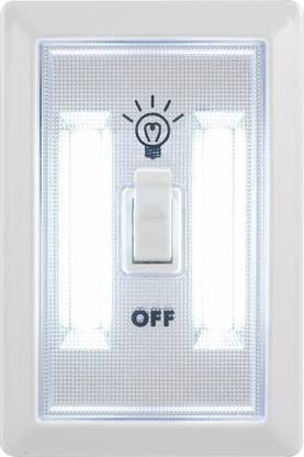 A2K Zone 1 Pcs Wireless LED Light Switch, Battery Operated, 100 Lumens, Manual On/Off Night Lamp