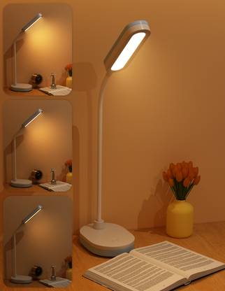 PESCA Rechargeable Desk Lamp – Adjustable Study & Office Light, Portable Night Lamp Study Lamp