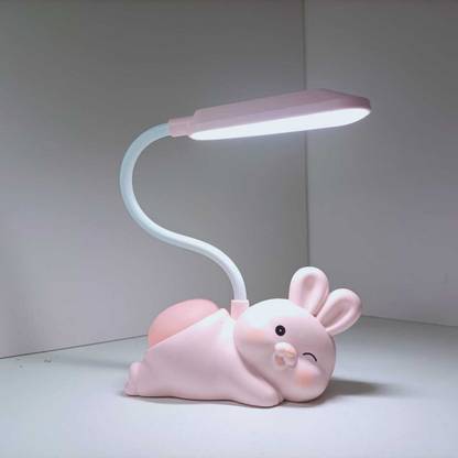 MACVL5 Kids LED Rabbit Study Lamp with Night Light - Adorable Butt-shaped Design Study Lamp