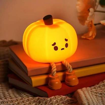 NAIRO Cute Pumpkin Night Light lamp - Baby,safe Adjustable LED, Perfect for Halloween Night Lamp