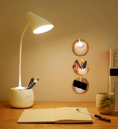 FIRSTLIKE Touch Switch Desk & Night Study Lamp For Children Reading & Office Use Study Lamp