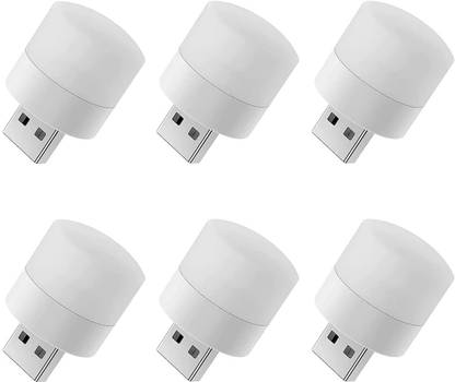 Shreejee USB plug & Play Energy efficient LED light /Emergency light X6.171 (Pack of 6) LED Lantern
