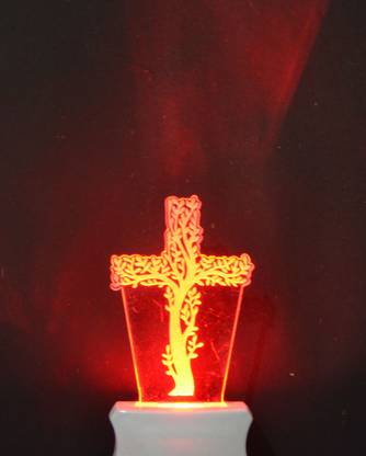 Gojeeva The Christian Cross 3D illusion Night Lamp is Extremely cool and 3D illusion Design Night Lamp