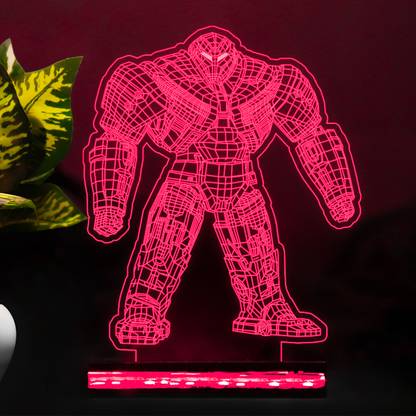 StarLaser 3D hulk569 The Avenger Super Hero Night lamp 16 Color Changing Light Desk Table Lamp