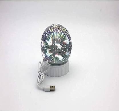 jeelmika Star Rotating Moon Light Lamp Projector with Colors and USB Cable Lamp for Kids Table Lamp