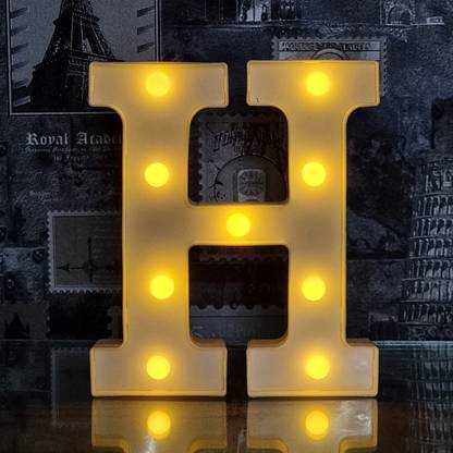 Home Delight Alphabet Shaped Led Light -H Night Lamp