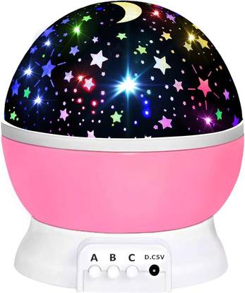 Dazzel Flex Galaxy Star Master Light projector Lamp 360 Degree Rotation USB Light Projector Night Lamp