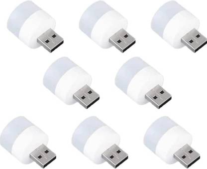 Shreejee USB plug & Play Energy efficient LED light /Emergency light X8.203 (Pack of 8) LED Lantern