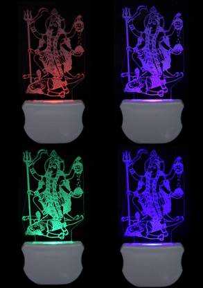 Kedar Enterprises Kali Mata Night lamp Create Calm atmosphere with customizable lighting Night Lamp