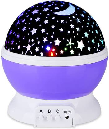 Sunnest Star Projector Lamp with Colors and 360-degree Moon Star Projection Night Lamp