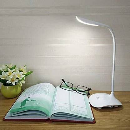 BHAJANLAL GREENERY Rechargeable LED Touch On/Off Switch Desk Lamp_L18_TL78_L211_L759 Study Lamp