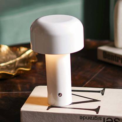 The Artment GlowShroom Modern Mushroom Lamp, Pure White Table Lamp