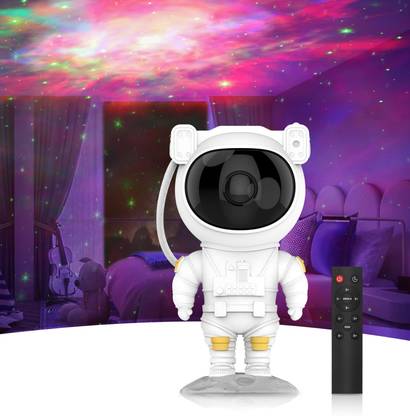 TEQMO White 360°Adjustable Astronaut Nebula Cloud Ceiling Light Projector