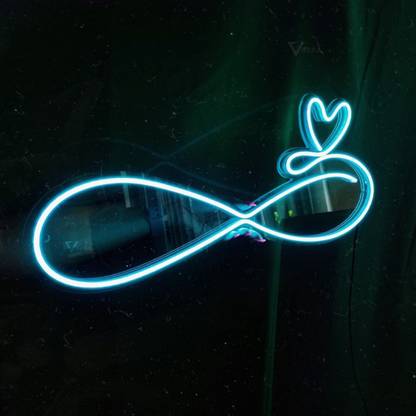 VNDRA Infinity Neon Sign Light Neon LED Light Lights Sign Bedroom,Party,Bar neon Night Night Lamp