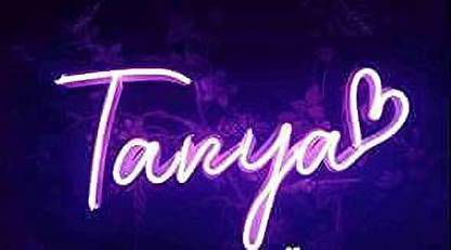 THE PARTY PLANET Custom Name Neon Sign Board Decorative All Personalized Upto 3 Letters Night Lamp