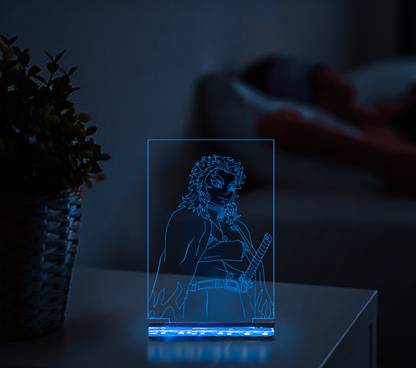 StarLaser 3D Illusion Demon Slayer Anime RengokuKyojuro578 Action Figure Night lamp Table Lamp