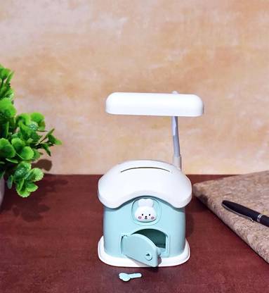 wewrapsmile Home Shape Led Lamp Piggy Bank Night Lamp