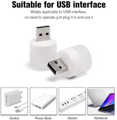 Shreejee USB plug & Play Energy efficient LED light /Emergency light X8.235 (Pack of 8) LED Lantern