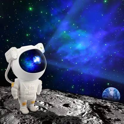 JAIN ELECTRONICS Gift 360° Astronaut Galaxy Nebula Star LED Light Projector Timer Remote Control Night Lamp