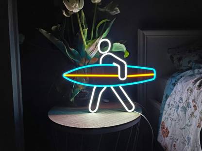 Neonmonk surf Neon Sign sea Led ocean Art Light Sign Led Logo wave Wall Décor Custom Neon Night Lamp