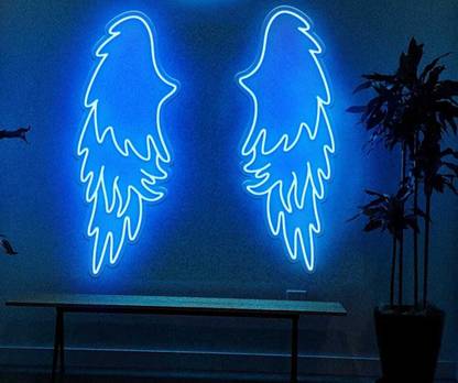 Yash Creations Neon Wings Night Lamp