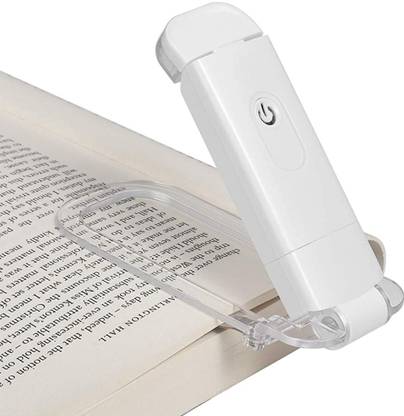 HASTHIP Mini Book Reading Lights Book Light USB Rechargeable Book Light Eye-Friendly LED Study Lamp