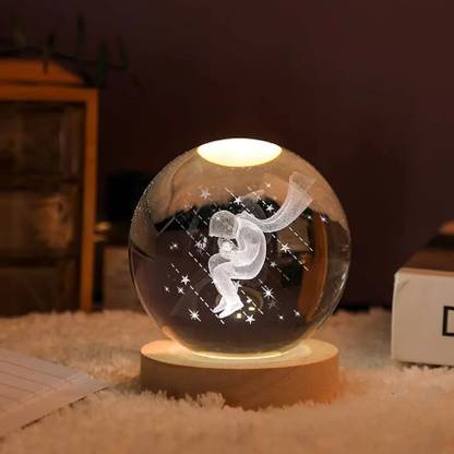 Crystal Ball Night Light | 2.4 inch | Prince stars