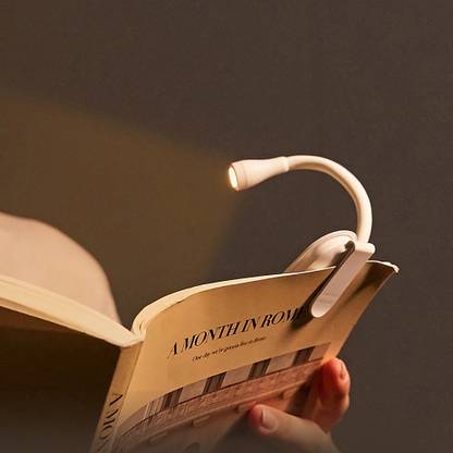 NYRWANA DELIVERING SMILES IN INIDA Book Light for Night Reading with USB Rechargeable,3 Color & Brightness Dimmable Night Lamp