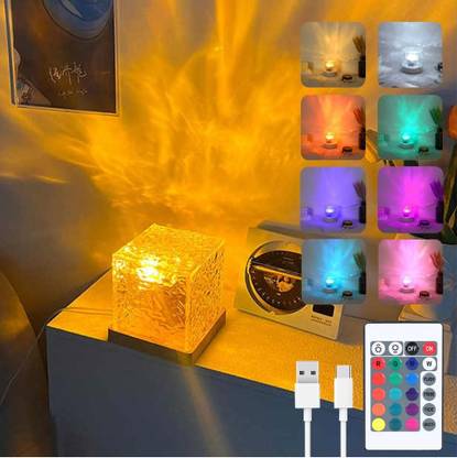 Dazzel Flex 16-Color Ocean Wave Projector Light - Remote Control & Adjustable Brightness Night Lamp