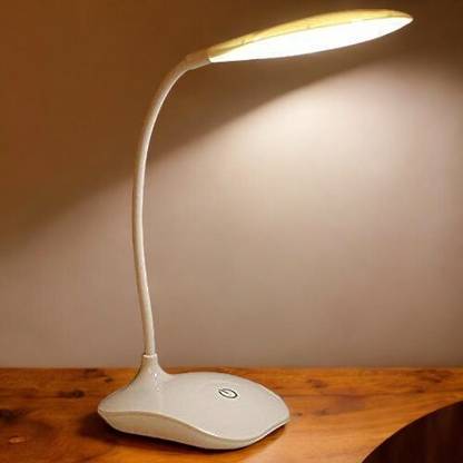 AKR Powerful Rechargeable Emergency Table Lamp (White)_272 Study Lamp