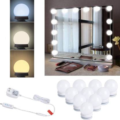 REPISH ™LED Vanity Mirror Lights Plug in Dimmable 3 Color Modes, Hollywood Style Makeup Table Lamp