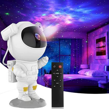LIBRA Astronaut Star Projector Night Light with Timer Galaxy Projector Night Light Table Lamp