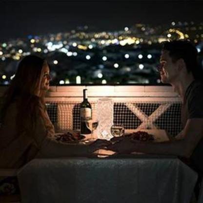 RG GROUP Crystal Rose Diamond 16 Color Rgb Changing Mode Led Night Lights-Usb Rechargable Study Lamp