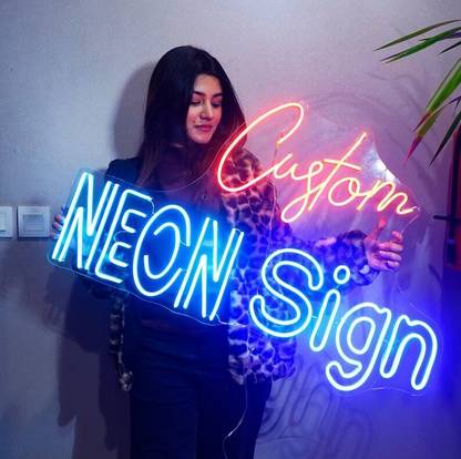 VNDRA Custom Neon Signs Name For Wall Decor, Handmade Personalized Night Lamp