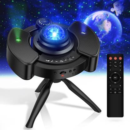 LEVGRY Galaxy Projector Star Night Light Bluetooth Speaker Adjustable Tripod Night Lamp