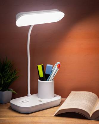 Rudefox by Weird Wolf 3 Colour Mode Light- White, Warm, Warm-White | Table, Study Lamp Table Lamp