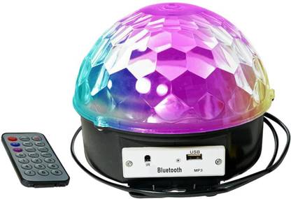 BNF Disco Bluetooth DJ Stage Lights Rotating Crystal Magic Ball Night Lamp