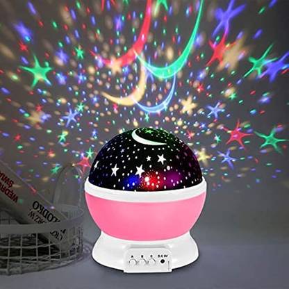 Attilio Night Lamp, Sky Star Master, with Colors and 360 Degree Star Projection Night Lamp