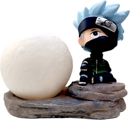 RV Mart Anime Naruto Kakashi LED Lamp 3D Night Light Desktop Decor Room Decor Gift Table Lamp